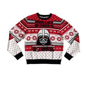 Star Wars Large “Your Lack Of Cheer Is Disturbing” Fair Isles Winter Darth Vader